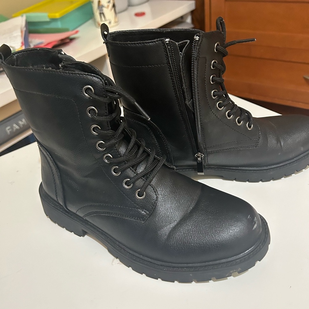 Black boots